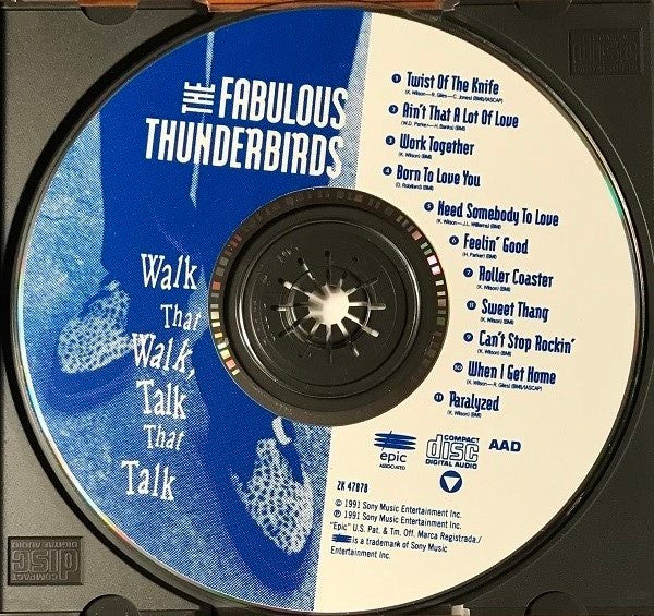 Fabulous Thunderbirds, The : Walk That Walk, Talk That Talk (Album)