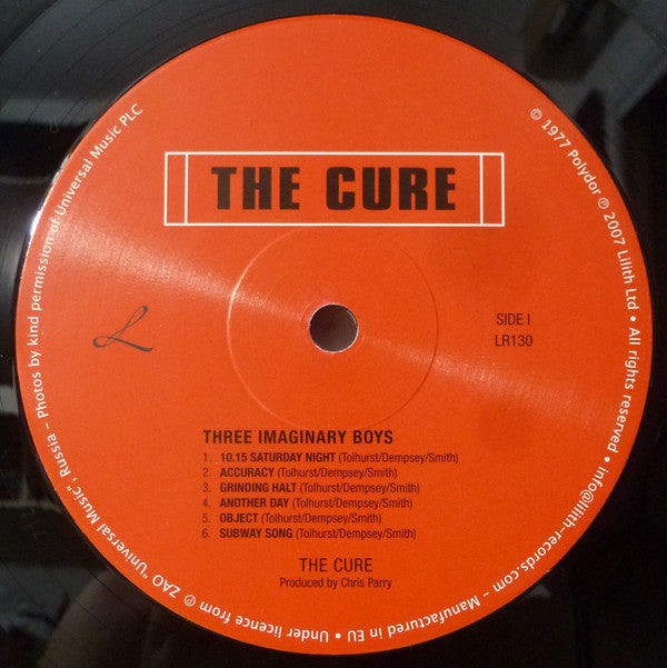 Cure, The : Three Imaginary Boys (LP,Album,Reissue)