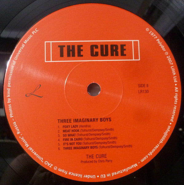 Cure, The : Three Imaginary Boys (LP,Album,Reissue)