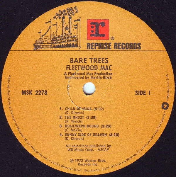 Fleetwood Mac : Bare Trees (LP,Album,Reissue,Stereo)