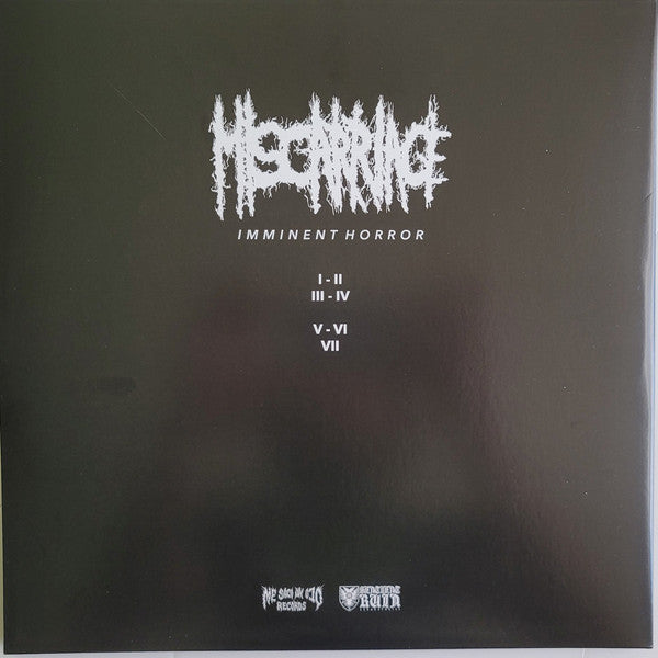 Miscarriage (4) : Imminent Horror (12",Album,Limited Edition)
