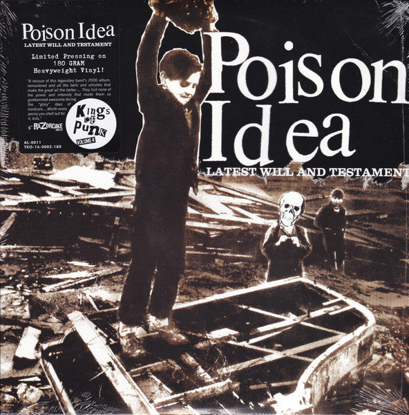 Poison Idea : Latest Will And Testament (LP,Album,Deluxe Edition,Limited Edition,Reissue,Remastered)