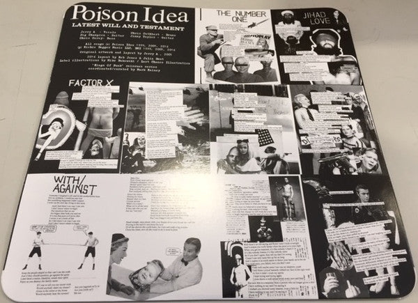 Poison Idea : Latest Will And Testament (LP,Album,Deluxe Edition,Limited Edition,Reissue,Remastered)