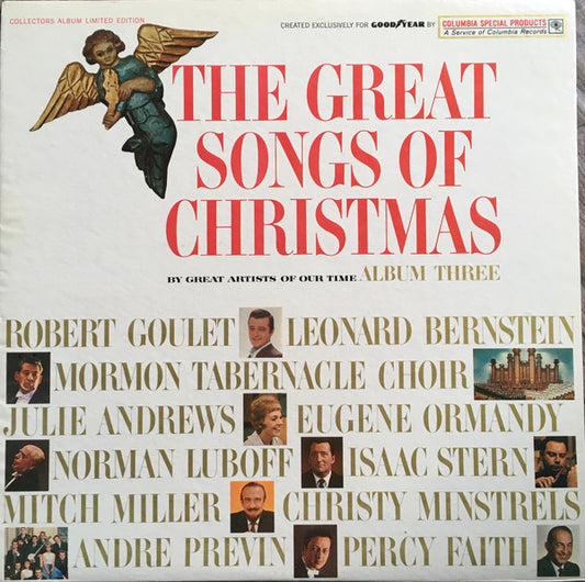 Various : The Great Songs Of Christmas (By Great Artists Of Our Time) Album Three (LP,Album,Compilation,Limited Edition)