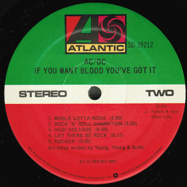 AC/DC : If You Want Blood You've Got It (LP,Album)