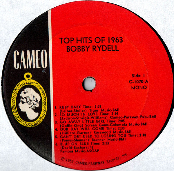 Bobby Rydell : The Top Hits Of 1963 (LP,Album,Mono)