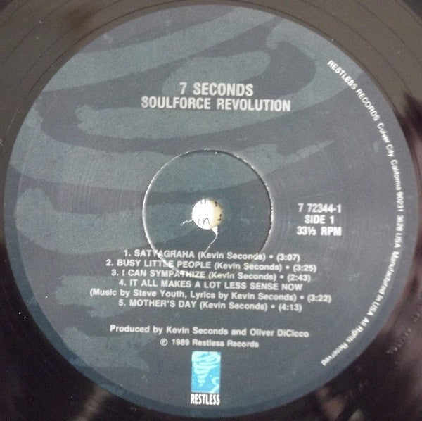 7 Seconds : Soulforce Revolution (LP,Album)