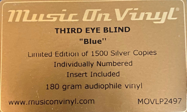 Third Eye Blind : Blue (LP,Album,Limited Edition,Numbered,Reissue,Remastered)