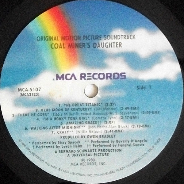 Various : Coal Miner's Daughter:  Original Motion Picture Soundtrack (LP,Album)