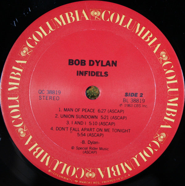 Bob Dylan : Infidels (LP,Album)