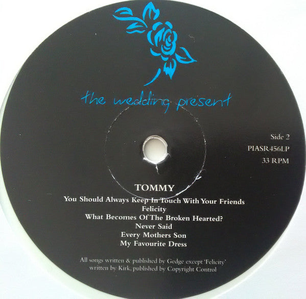 Wedding Present, The : Tommy (LP,Compilation,Limited Edition,Reissue)