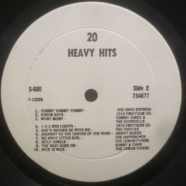 Various : 20 Heavy Hits (LP,Compilation)