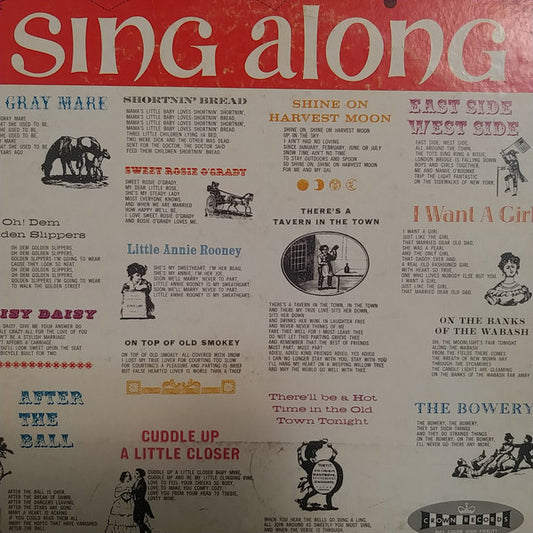 Sing-A-Long Gang, The : Sing Along (LP,Mono)