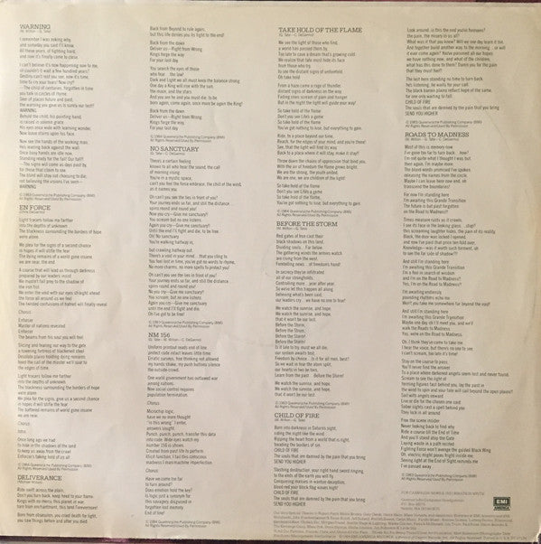 Queensrÿche : The Warning (LP,Album)