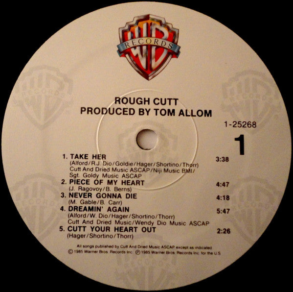 Rough Cutt : Rough Cutt (LP,Album)