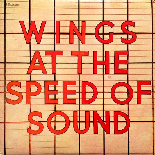 Wings (2) : Wings At The Speed Of Sound (LP,Album,Stereo)