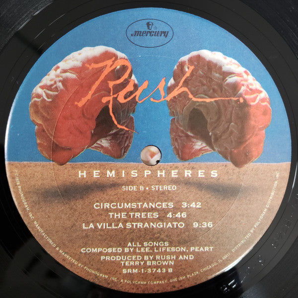 Rush : Hemispheres (LP,Album,Club Edition)