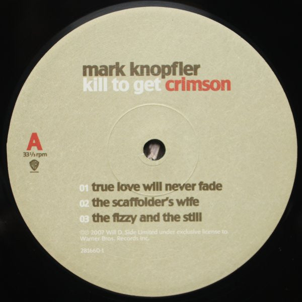 Mark Knopfler : Kill To Get Crimson (LP,Album)