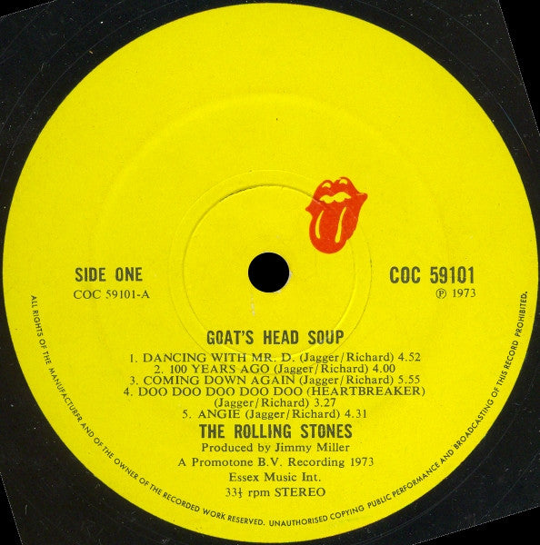 Rolling Stones, The : Goat's Head Soup (LP,Album)