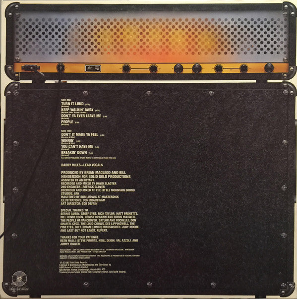 Headpins : Turn It Loud (LP,Album)