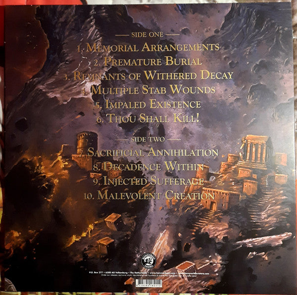 Malevolent Creation : The Ten Commandments (LP,Album,Reissue)
