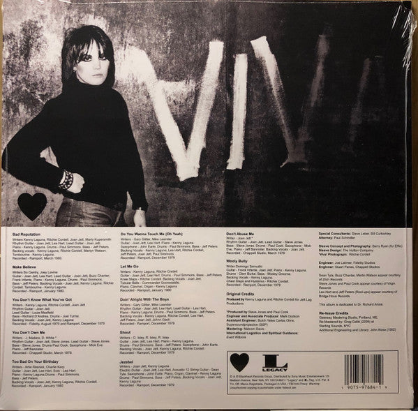 Joan Jett : Bad Reputation (LP,Album,Reissue)