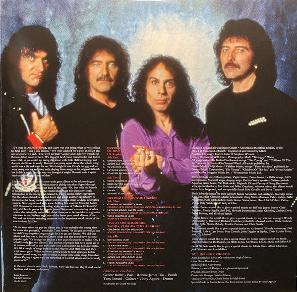 Black Sabbath : Dehumanizer  (LP,Album,Reissue)