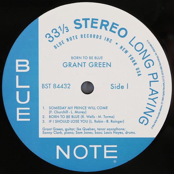 Grant Green : Born To Be Blue (LP,Album,Reissue,Stereo)