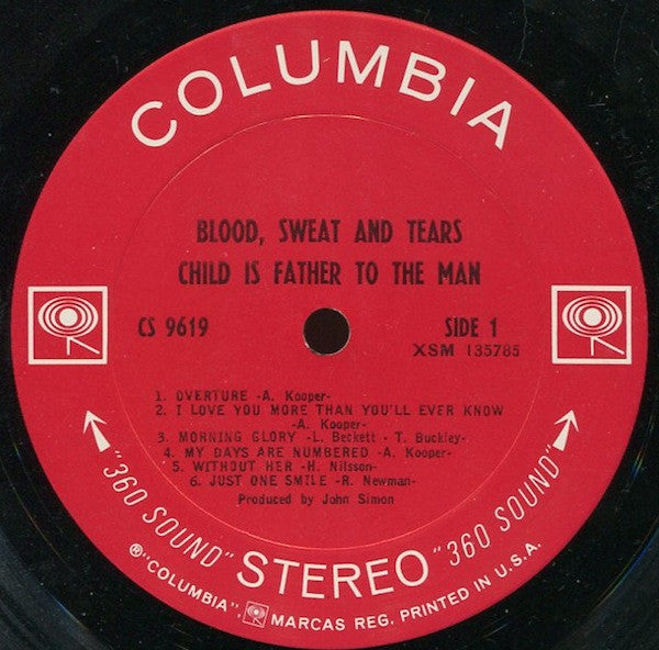 Blood, Sweat And Tears : Child Is Father To The Man (LP,Album,Stereo)