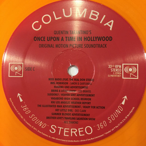 Various : Once Upon A Time In Hollywood (Original Motion Picture Soundtrack) (LP,Compilation,Limited Edition)