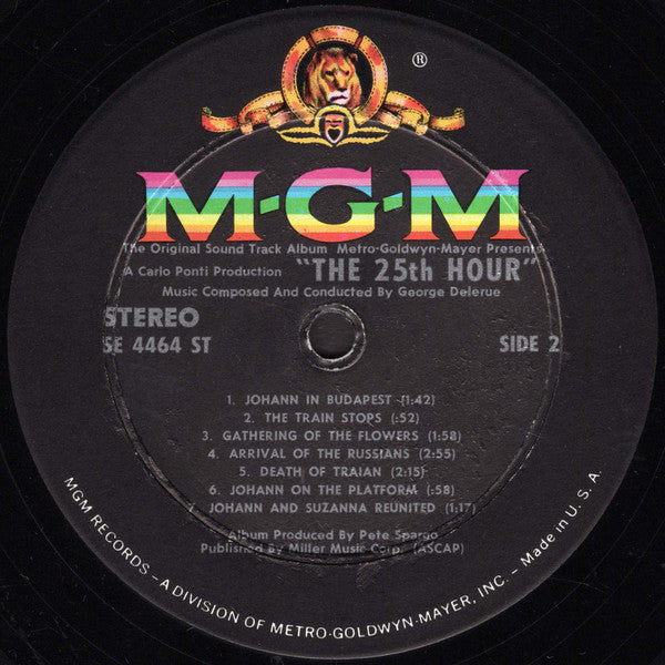 Georges Delerue : The 25th Hour (LP)