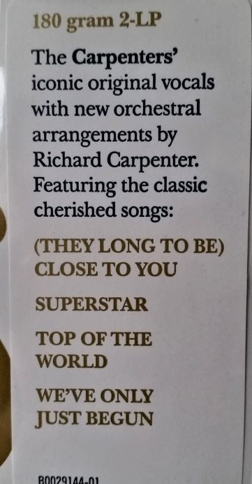 Carpenters With Royal Philharmonic Orchestra, The : Carpenters With The Royal Philharmonic Orchestra (LP,Album)