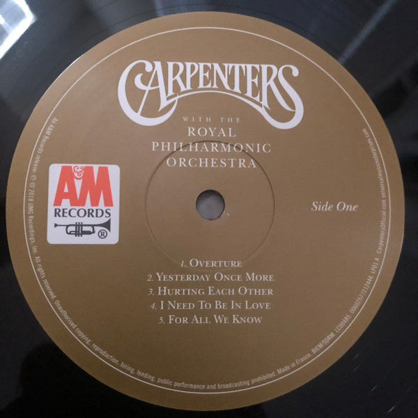 Carpenters With Royal Philharmonic Orchestra, The : Carpenters With The Royal Philharmonic Orchestra (LP,Album)