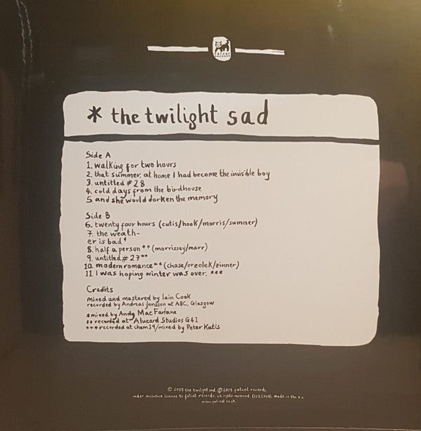 Twilight Sad, The : Killed My Parents And Hit The Road (LP,Compilation)