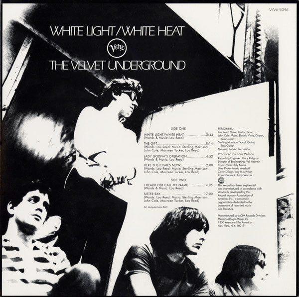 Velvet Underground, The : White Light / White Heat (LP,Album,Limited Edition,Reissue,Stereo)