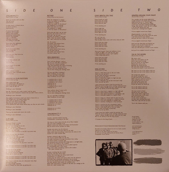Police, The : Synchronicity (LP,Album,Reissue)