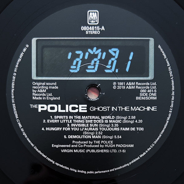 Police, The : Ghost In The Machine (LP,Album,Reissue,Stereo)