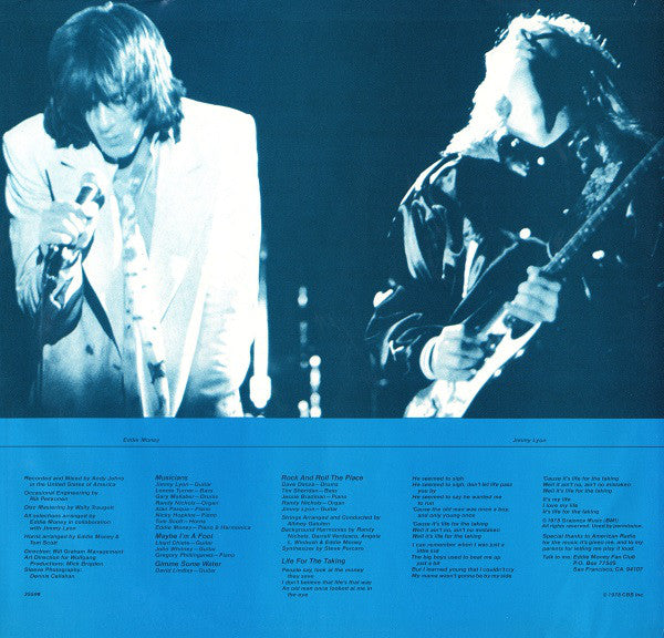 Eddie Money : Life For The Taking (LP,Album)