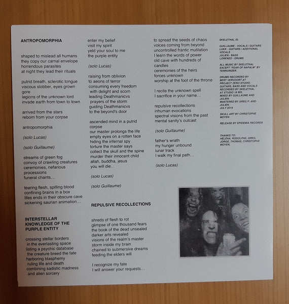 Skelethal : Antropomorphia (10",45 RPM,EP)