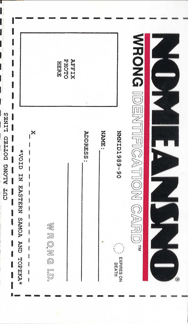 Nomeansno : Wrong (Album)