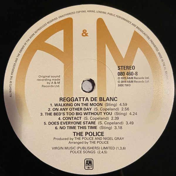 Police, The : Reggatta De Blanc (LP,Album,Reissue,Remastered)