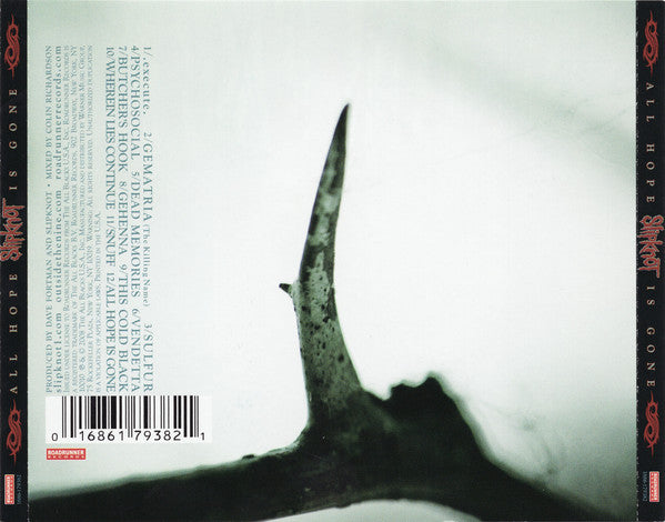 Slipknot : All Hope Is Gone (Album)