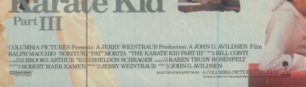 Various : The Karate Kid Part III (Original Motion Picture Soundtrack Album) (LP)