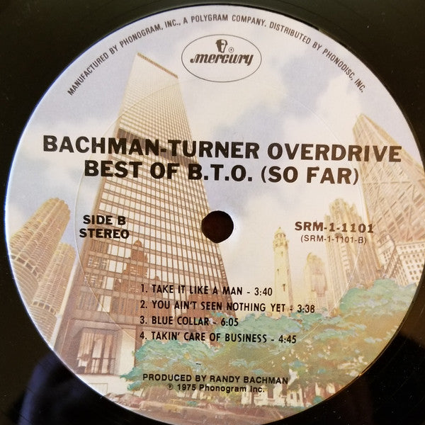 Bachman-Turner Overdrive : Best Of B.T.O. (So Far) (LP,Compilation)