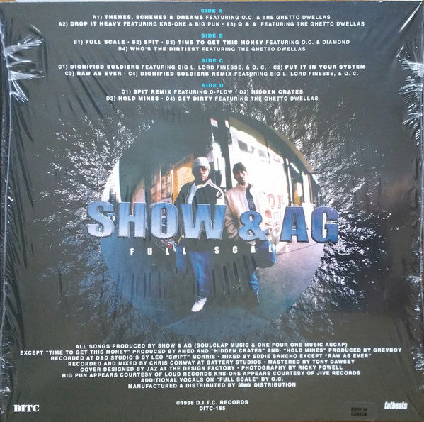 Showbiz & A.G. : Full Scale (LP,Album,Limited Edition,Reissue)