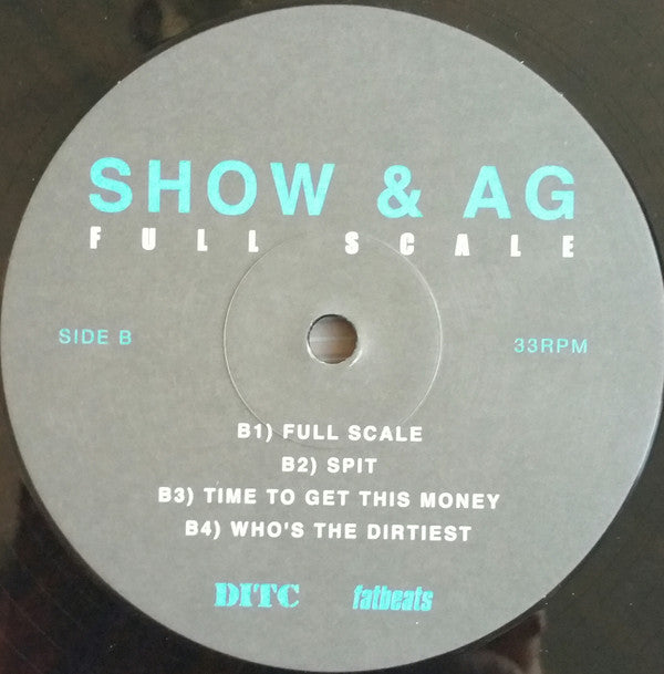 Showbiz & A.G. : Full Scale (LP,Album,Limited Edition,Reissue)