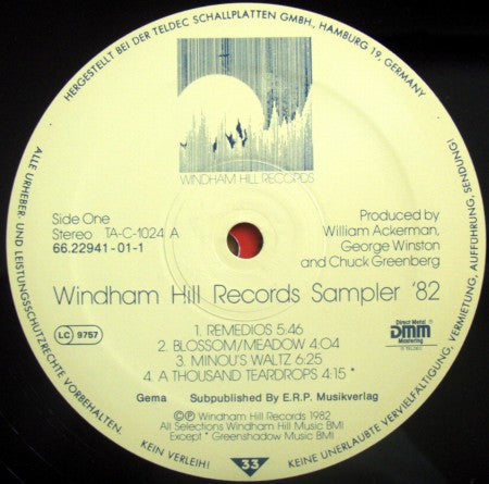 Various : Windham Hill Records Sampler '82 (LP,Sampler)