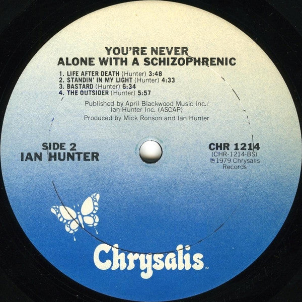 Ian Hunter : You're Never Alone With A Schizophrenic (LP,Album,Stereo)