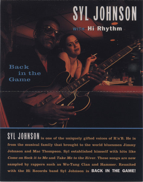 Syl Johnson With Hi Rhythm : Back In the Game (Album)