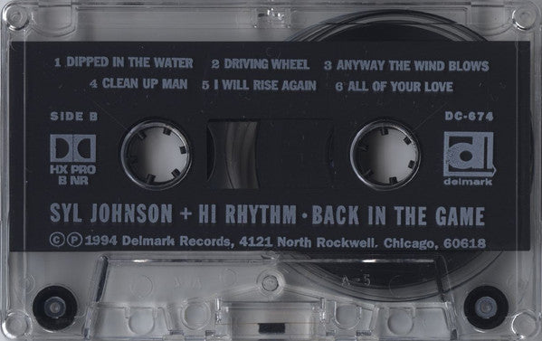 Syl Johnson With Hi Rhythm : Back In the Game (Album)